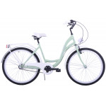 Mestský bicykel 26" Kozbike K30 3 prevodový Zelený